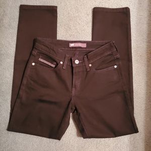 Levi's mid rise skinny jeans